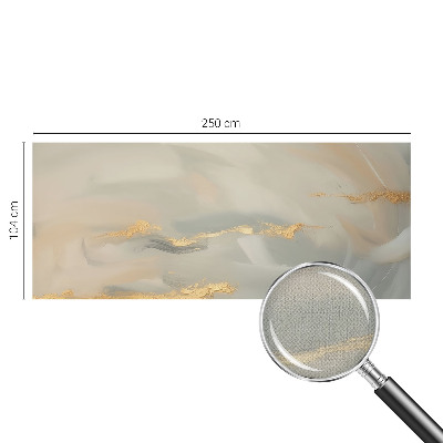 Removable wall mural with gentle streaks