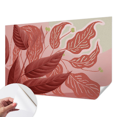 3D wall mural Organic leaves