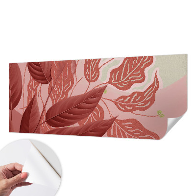 3D wall mural Organic leaves