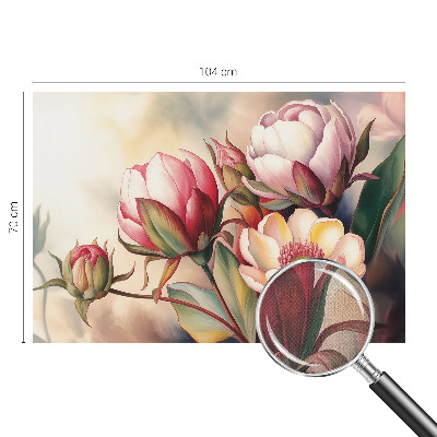 Nursery wall mural A bouquet of flowers