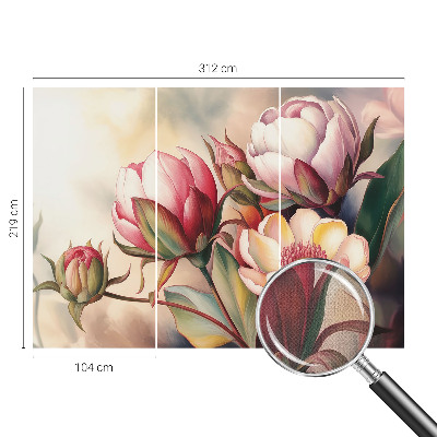 Nursery wall mural A bouquet of flowers