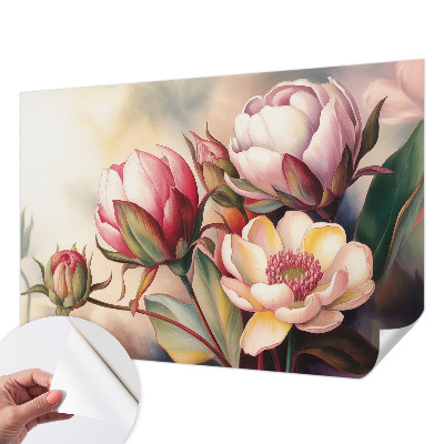 Nursery wall mural A bouquet of flowers