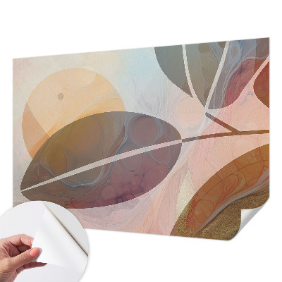 Children's wall mural Harmonious leaves