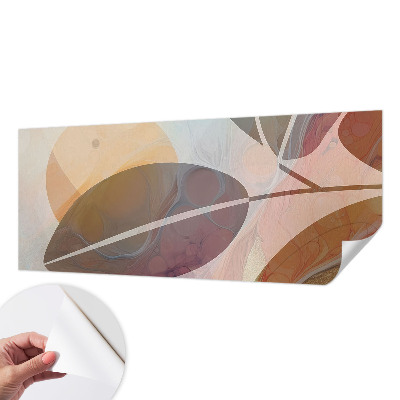 Children's wall mural Harmonious leaves