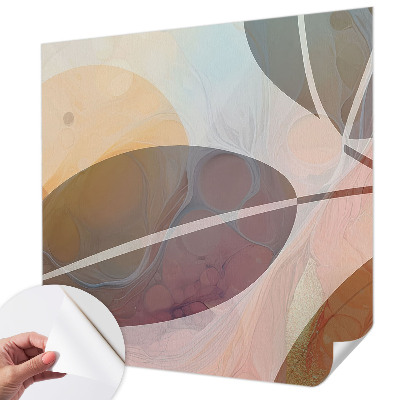 Children's wall mural Harmonious leaves