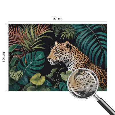 Self-adhesive wall mural Exotic leopard