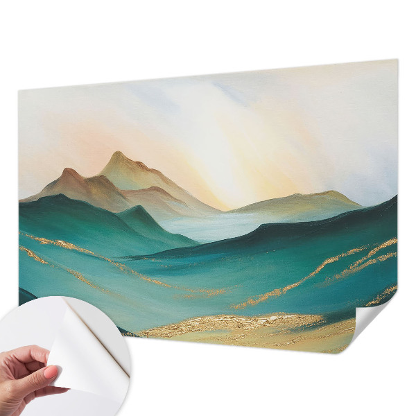 Removable wall mural wallpaper Peaceful landscape