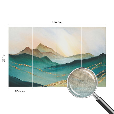 Removable wall mural wallpaper Peaceful landscape