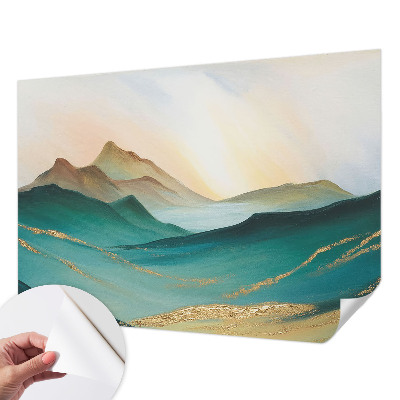 Removable wall mural wallpaper Peaceful landscape