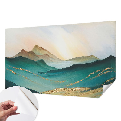 Removable wall mural wallpaper Peaceful landscape