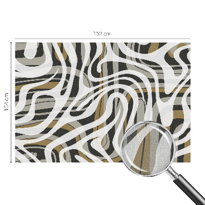 Peel and stick wall mural for living room Abstract lines