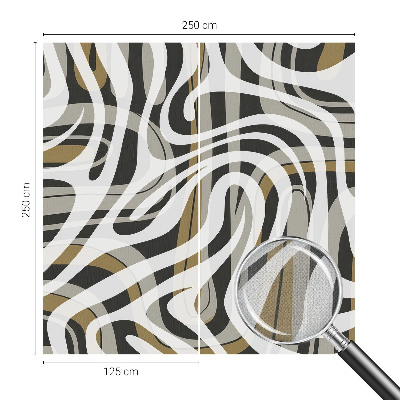 Peel and stick wall mural for living room Abstract lines