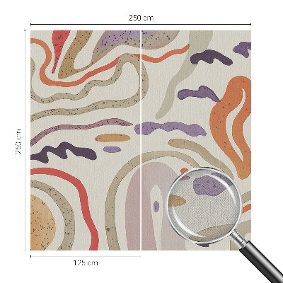 Children's wall mural Abstract patterns
