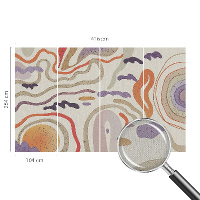Children's wall mural Abstract patterns