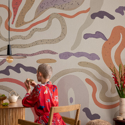 Children's wall mural Abstract patterns