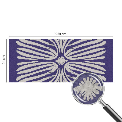 Nursery wall mural Floral symmetry