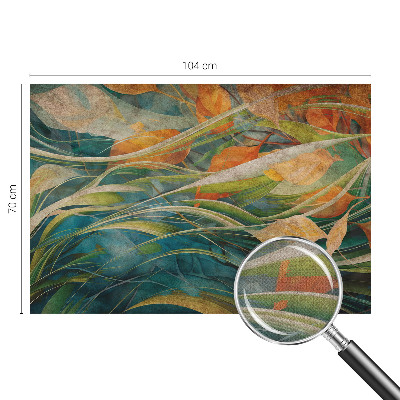 3D photo wallpaper mural with an autumn landscape