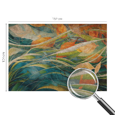 3D photo wallpaper mural with an autumn landscape