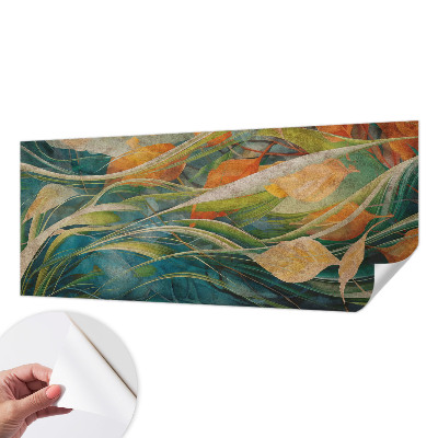 3D photo wallpaper mural with an autumn landscape