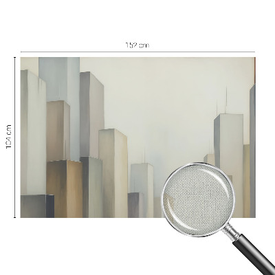 3D wall mural City skyscrapers
