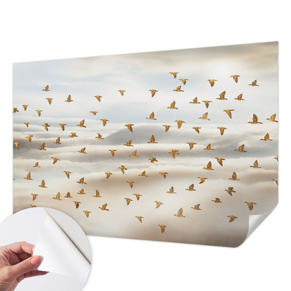 Baby room wall mural Birds in flight