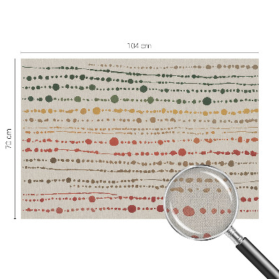 Peel and stick wallpaper mural Colorful dots