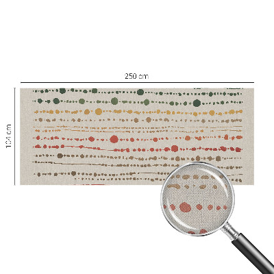 Peel and stick wallpaper mural Colorful dots