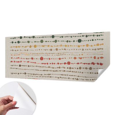 Peel and stick wallpaper mural Colorful dots
