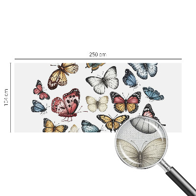 Self-adhesive wall mural Paradise butterflies