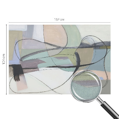 Self-adhesive photo wallpaper Pastel lines