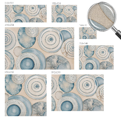 Peel and stick wall mural for living room Spiral vortices