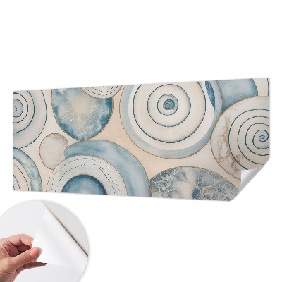 Peel and stick wall mural for living room Spiral vortices