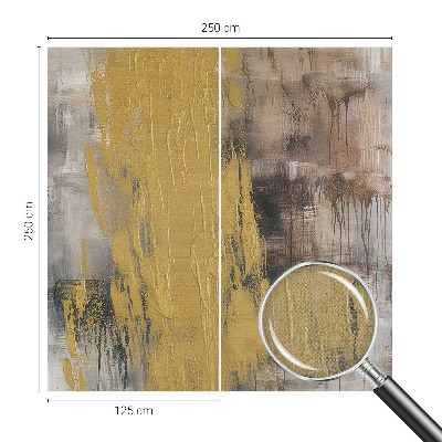 Peel and stick wall mural for bedroom with an abstract vision design