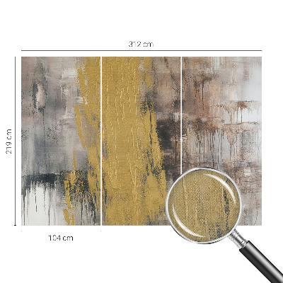 Peel and stick wall mural for bedroom Abstract vision