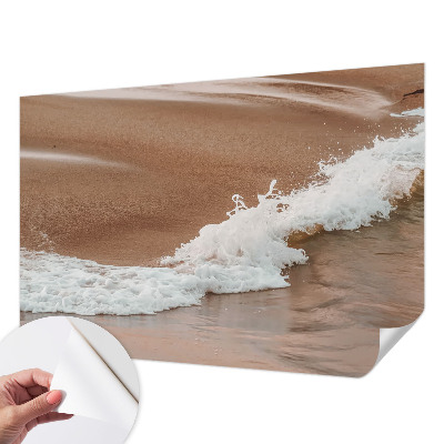 Peel and stick wall mural for kids' room with a sea breeze design