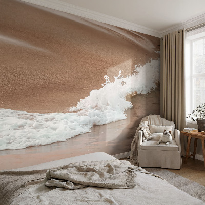 Peel and stick wall mural for kids' room with a sea breeze design