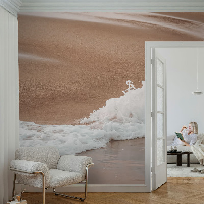 Peel and stick wall mural for kids' room with a sea breeze design