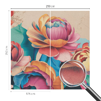 Nursery wall mural Floral harmony