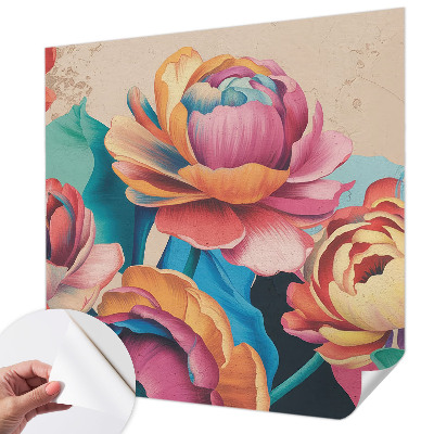 Nursery wall mural Floral harmony