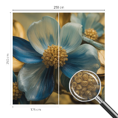 3D photo wallpaper mural with a floral arrangement design