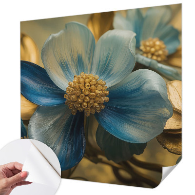 3D photo wallpaper mural with a floral arrangement design