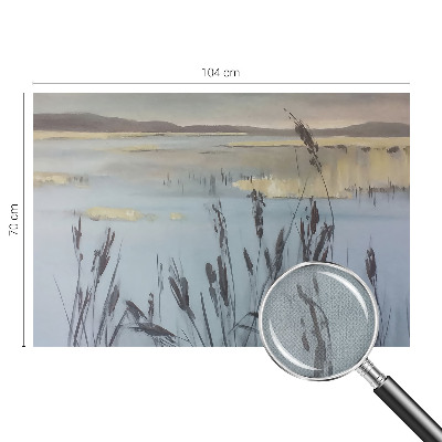 3D wall mural A calm lake