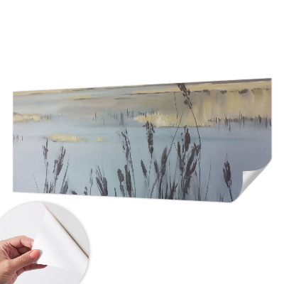 3D wall mural A calm lake