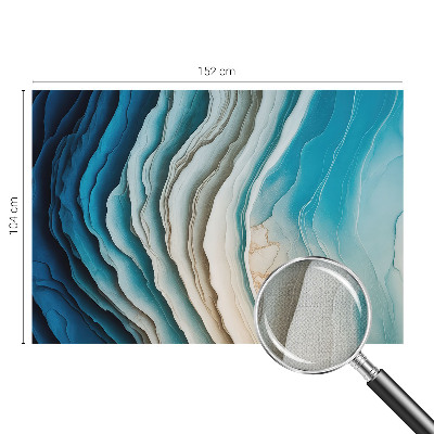 Self-adhesive photo wallpaper with a waves of harmony design