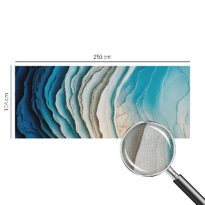 Self-adhesive photo wallpaper with a waves of harmony design
