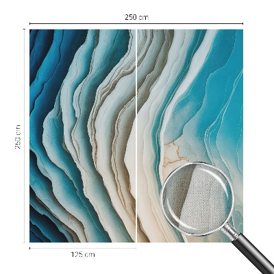 Self-adhesive photo wallpaper with a waves of harmony design