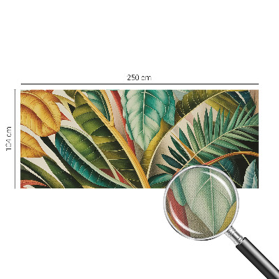 Stick-on wall mural Exotic leaves