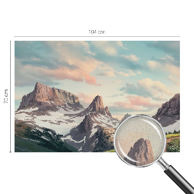 Removable wall mural Mountain panorama