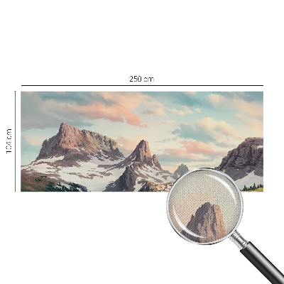 Removable wall mural Mountain panorama
