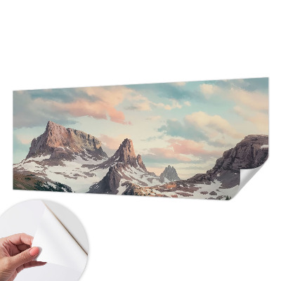 Removable wall mural Mountain panorama